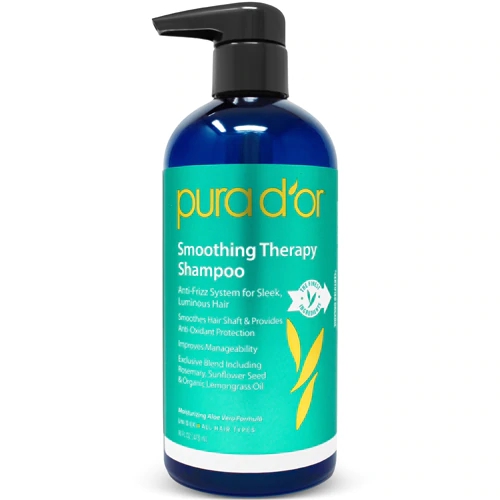 Pura D'or Smoothing Therapy Shampoo - Alisamento e Brilho 473ml