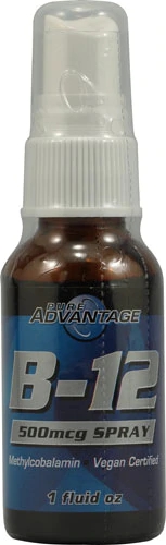Pure Advantage B-12 Spray - Vitamina B12 Metilcobalamina 500mcg (30ml)