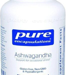 Pure Encapsulations Ashwagandha 500mg - 120 Cápsulas: Suporte ao Bem-Estar e Redução do Estresse