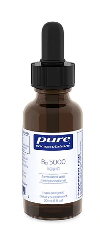 Pure Encapsulations B12 5000mcg Líquido - Vitamina B12 Pura 30ml