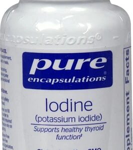 Pure Encapsulations Iodo (Iodeto de Potássio) 120 Cápsulas - Suporte à Tireoide e Bem-Estar Geral