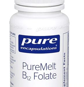 Pure Encapsulations PureMelt B12 Folate 90 Pastilhas Sublinguais - Energia e Bem-Estar