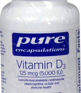 Pure Encapsulations Vitamin D3 -- 5000 IU - 120 Capsules