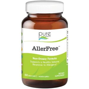 Pure Essence Labs AllerFree™ 60 Vegi-Caps: Suporte Digestivo e Bem-Estar