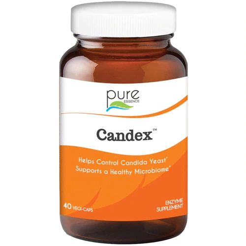 Pure Essence Labs Candex™ 40 Cápsulas Vegetais: Suplemento Enzimático Avançado