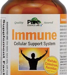 Pure Essence Labs Immune Support System - 60 Comprimidos para Imunidade Forte