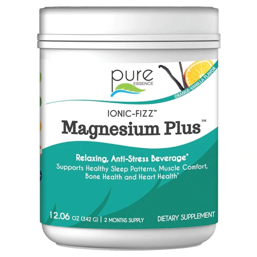 Pure Essence Labs Ionic-Fizz Magnésio Plus Laranja Baunilha 342g - Suplemento Energético