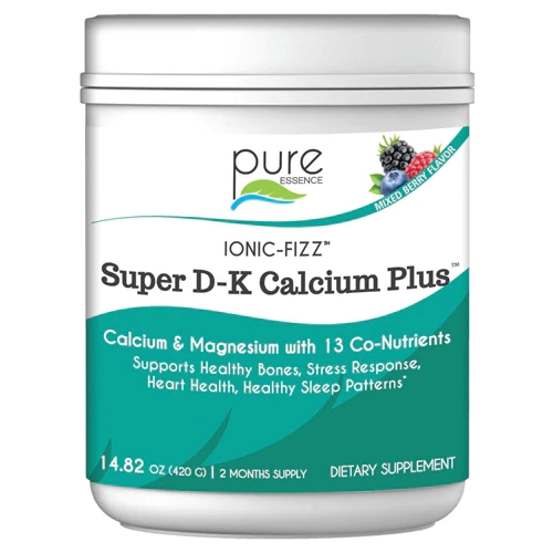 Pure Essence Labs Ionic-Fizz™ Super D-K Calcium Plus™ Amora Mista - 420g
