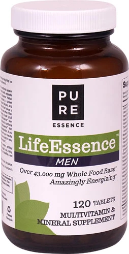 Pure Essence Labs LifeEssence™ Men - Multivitamínico Completo 120 Tabletes