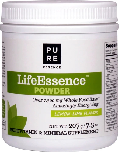Pure Essence Labs LifeEssence™ Pó Sabor Limão-Lima - 207g - Multivitamínico Completo