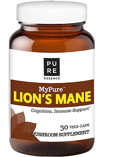 Pure Essence Labs My Pure™ Lion's Mane 500mg - 30 Cápsulas Vegetais