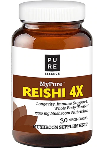 Pure Essence Labs My Pure™ Reishi 4X -- 2250 mg - 30 Veggie Caps