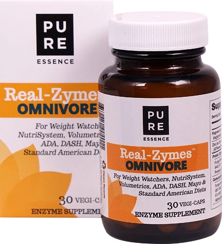 Pure Essence Labs Real-Zymes™ OMNIVORE -- 30 Vegi-Caps