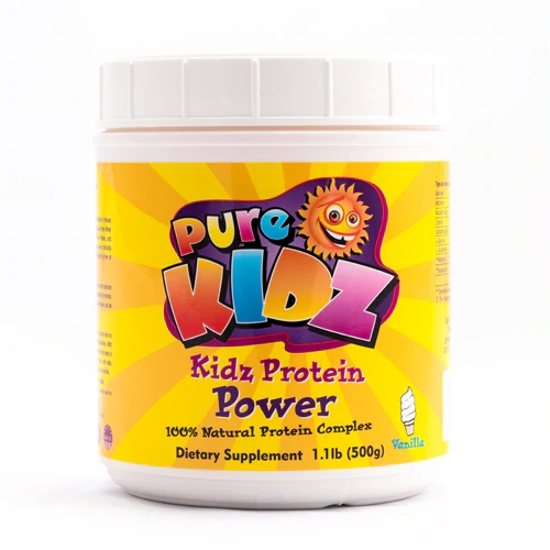 Pure Kidz Protein Power Baunilha - Suplemento de Proteína Infantil 500g