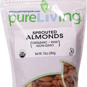 Comprar pure living organic almonds sprouted -- 10 oz preço no brasil almonds food & beverages nuts suplementos em oferta suplemento importado loja 77 online promoção -