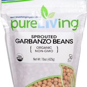 Comprar pure living organic sprouted garbanzo beans dried -- 15 oz preço no brasil beans black beans canned beans food & beverages suplementos em oferta suplemento importado loja 67 online promoção -