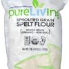 Comprar pure living organic sprouted grain spelt flour -- 3 lbs preço no brasil flours & meal food & beverages other flours suplementos em oferta suplemento importado loja 1 online promoção -