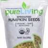 Comprar pure living organic sprouted pumpkin seeds -- 12 oz preço no brasil food & beverages pumpkin seeds seeds suplementos em oferta suplemento importado loja 1 online promoção -
