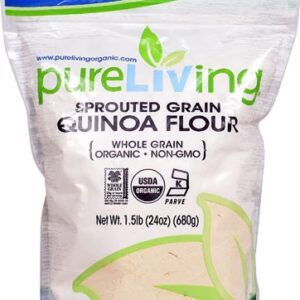 Pure Living Organic Sprouted Quinoa Flour -- 24 oz