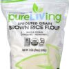 Comprar pure living sprouted grain brown rice flour organic -- 1. 5 lb preço no brasil flours & meal food & beverages rice flour suplementos em oferta suplemento importado loja 1 online promoção -