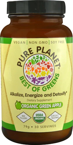 Pure Planet Best of Greens Green Apple Orgânico - 79g