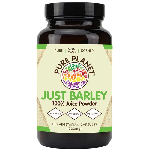 Pure Planet Just Barley 180 Cápsulas Vegetarianas - Erva de Cevada Orgânica