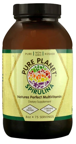 Pó de Spirulina Orgânica Pure Planet 227g - Superalimento Natural