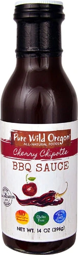 Molho BBQ Puro da Natureza Oregon Cereja Chipotle Sem Glúten 400g