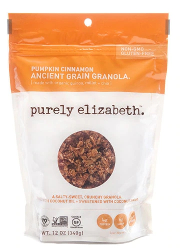 Granola de Grãos Antigos com Abóbora e Canela Sem Glúten Purely Elizabeth 340g