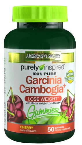 Purely Inspired Garcinia Cambogia Fruit Burst 50 Gomas - Controle de Peso Natural