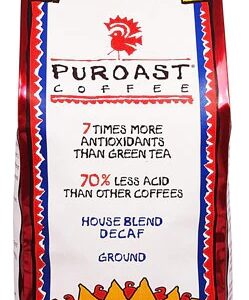 Comprar puroast ground coffee decaf low acid house blend -- 12 oz preço no brasil beverages coffee decaffeinated coffee food & beverages suplementos em oferta suplemento importado loja 21 online promoção -