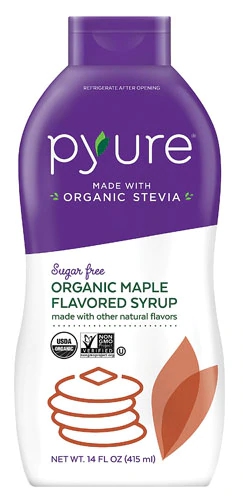 Xarope de Maple Orgânico Pyure Brands Sabor Maple - 414ml