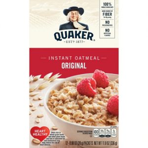 Comprar quaker instant oatmeal original -- 12 packets preço no brasil breakfast foods food & beverages hot cereals instant oatmeal suplementos em oferta suplemento importado loja 65 online promoção - 7 de julho de 2022