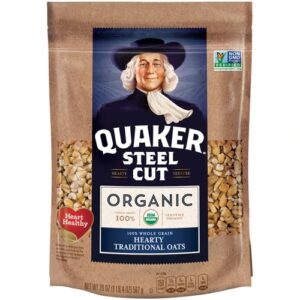 Comprar quaker organic oats steel cut -- 20 oz each / pack of 4 preço no brasil breakfast foods food & beverages hot cereals rolled oats suplementos em oferta suplemento importado loja 61 online promoção -
