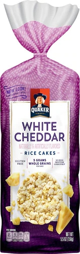 Quaker Rice Cakes White Cheddar -- 5.5 oz