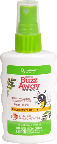 Repelente de Insetos Quantum Buzz Away Extreme Viagem 59ml - Proteção Poderosa e Prática