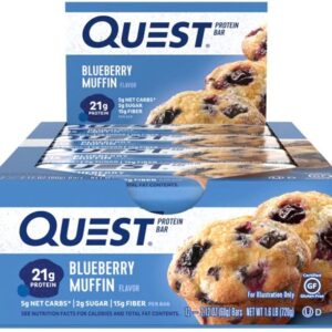 Comprar quest nutrition questbar protein bar blueberry muffin -- 12 bars preço no brasil sports & fitness sports bars suplementos em oferta suplemento importado loja 33 online promoção -