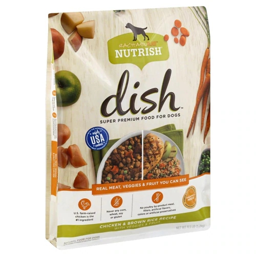 Ração Rachael Ray Nutrish Dish Frango e Arroz Integral para Cães - 5.22 kg