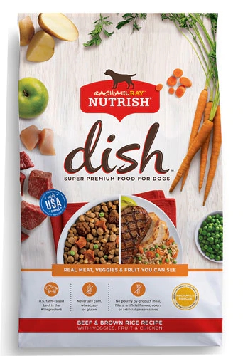 Rachael Ray Nutrish® Dish™ Super Premium Food For Dogs Beef & Brown Rice Recipe -- 3.75 lb