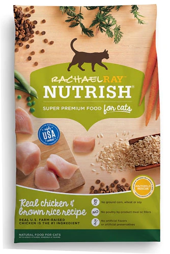 Rachael Ray Nutrish® Dry Cat Food Real Chichen & Brown Rice Recipe -- 3 lb