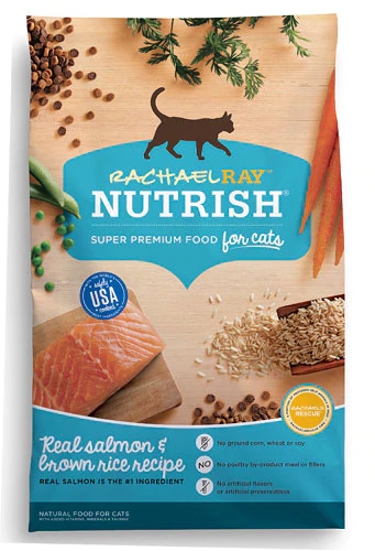 Ração Seca Rachael Ray Nutrish® Salmão Real e Arroz Integral para Gatos - 1,36 kg