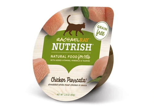 Rachael Ray Nutrish Comida Úmida Natural para Gatos Sabor Frango Purrcata - 24 Latas de 80g