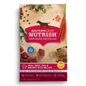 Ração Rachael Ray Nutrish Super Premium Cordeiro, Ervilha e Arroz Integral para Cães - 6.35 kg