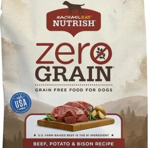 Rachael Ray Nutrish Zero Grain Cão Carne, Batata e Bison - 6.35kg