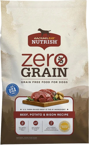 Rachael Ray Nutrish Zero Grain Cão Carne, Batata e Bison - 6.35kg
