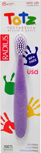 Escova de Dentes Extra Macia Radius Totz para Crianças - 1 Unidade