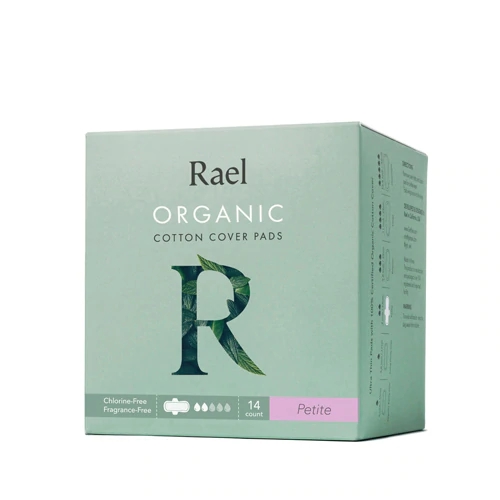 Rael Organic Petite Pads - 14 Unidades: Conforto e Bem-Estar Natural para Você