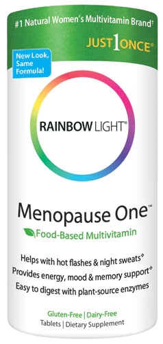 Rainbow Light Menopause One Multivitamínico - 90 Tabletes para Bem-Estar na Menopausa