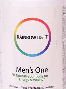 Rainbow Light Men's One Multivitamínico Completo - 90 Tabletes - Energia e Bem-Estar Masculino