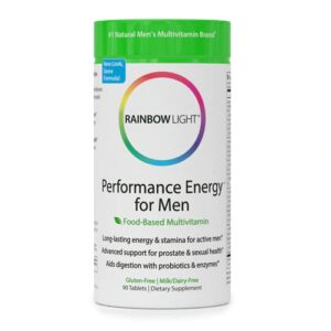 Rainbow Light Performance Energy Multivitamínico Masculino - 90 Comprimidos
